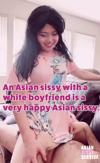 Asian sissy caption gifs