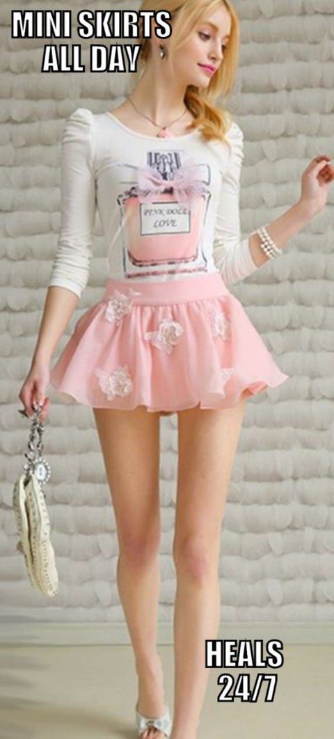 sissy in pink skirt