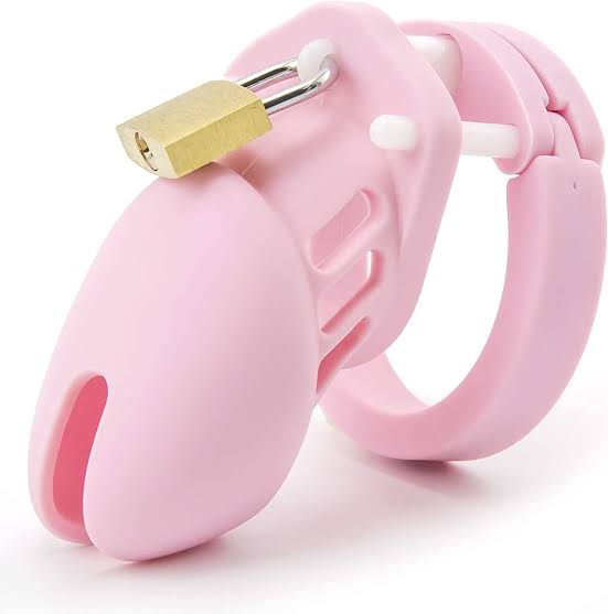 pink Chastity cage