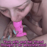 Cuckold chastity caption