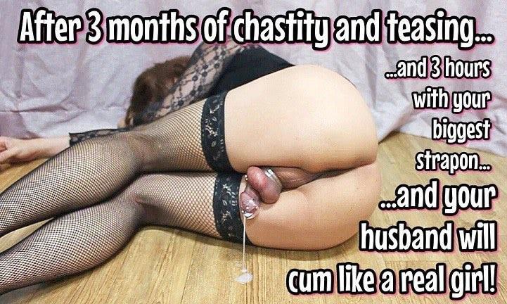 Femdom Sph Sissy chastity captions