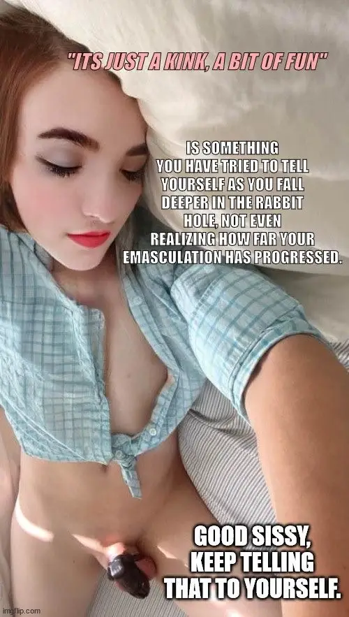 Sissy chastity captions