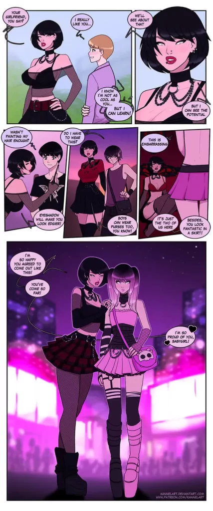 Femdom Sissy girlfriend hentai caption