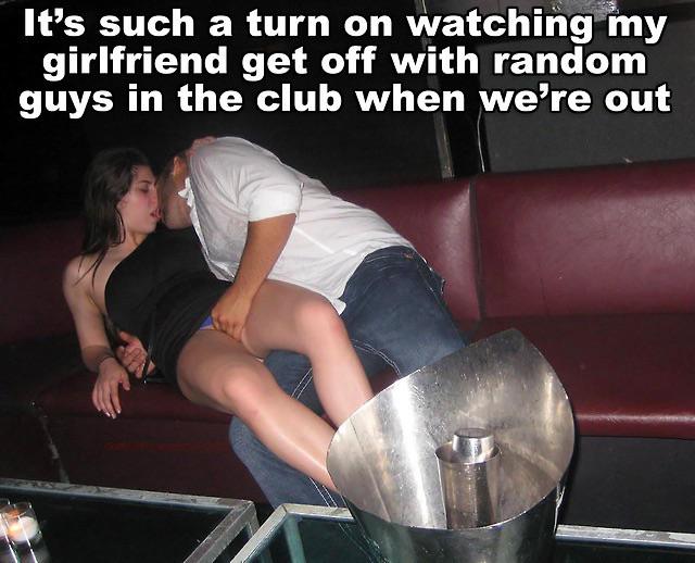 Cuckold hotwife night out captions 