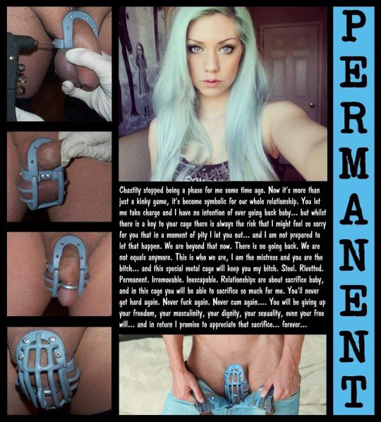 Femdom Rules Sissy captions in chastity 