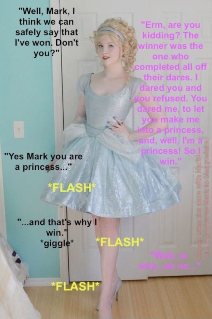 Princess Dress sissy Captions