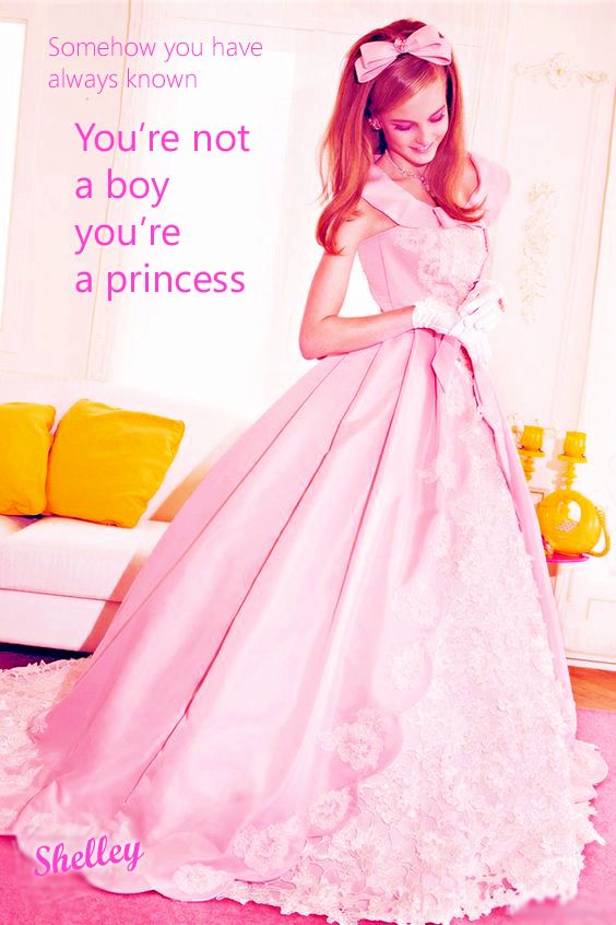 Princess Dress sissy Captions