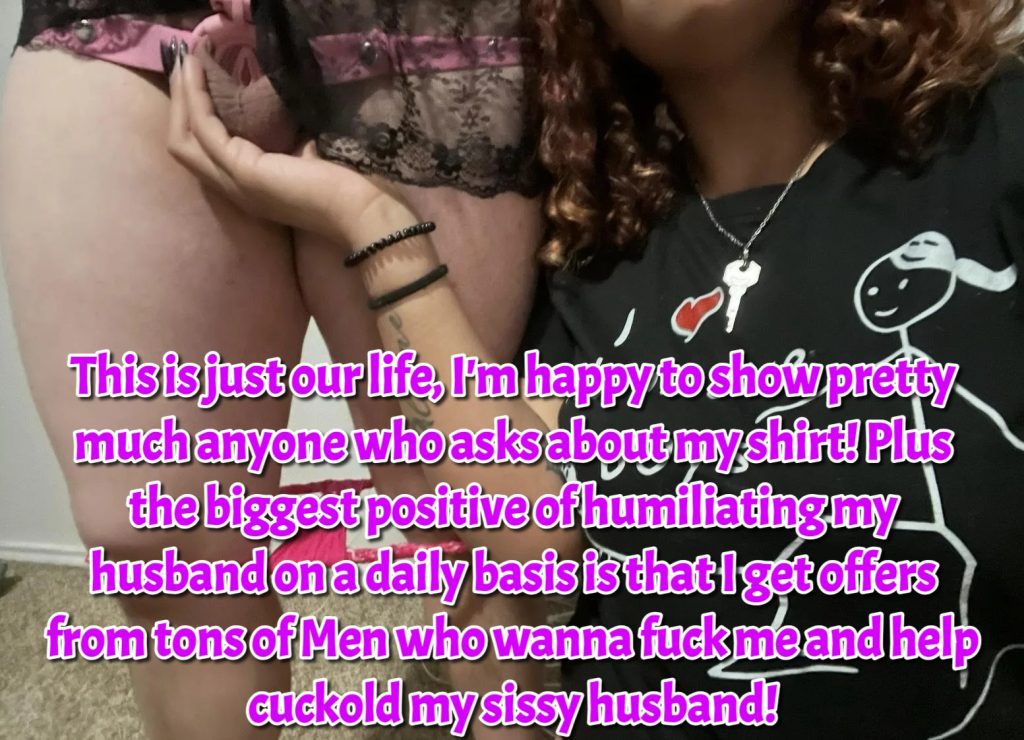 Cuckold chastity captions