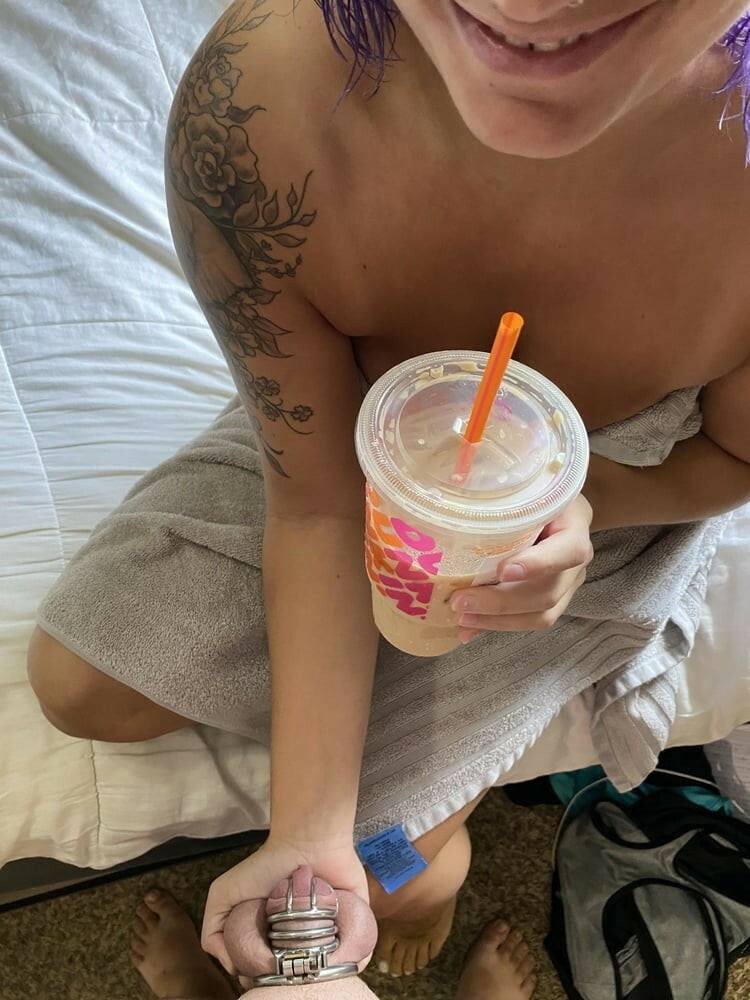 Sissy husband in chastity