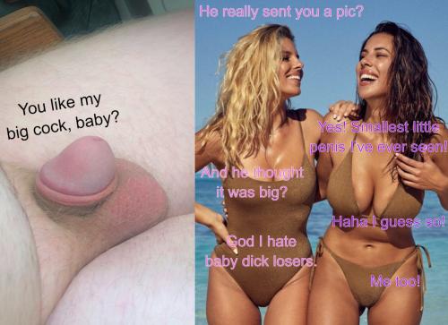 Small dick humiliation caption 